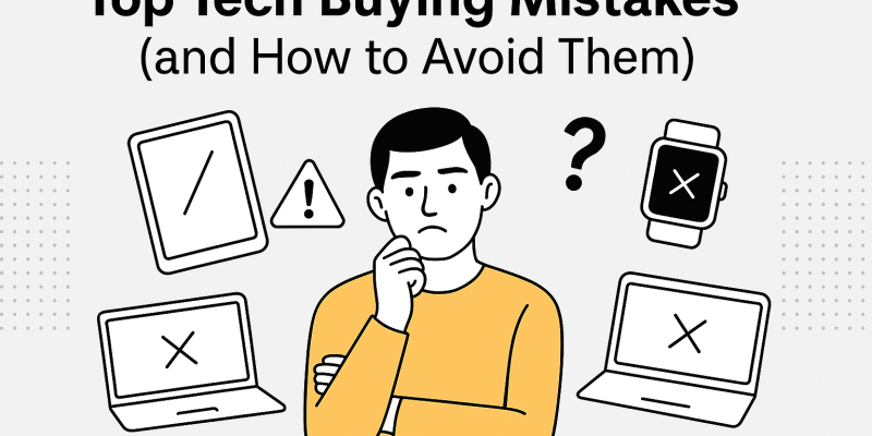 Top Tech Buying Mistakes (and How to Avoid Them)
