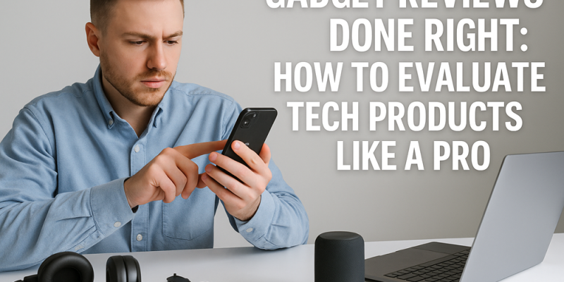 Gadget Reviews Done Right: How to Evaluate Tech Products Like a Pro